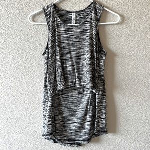Latched Mama sleeveless draped back shirt.